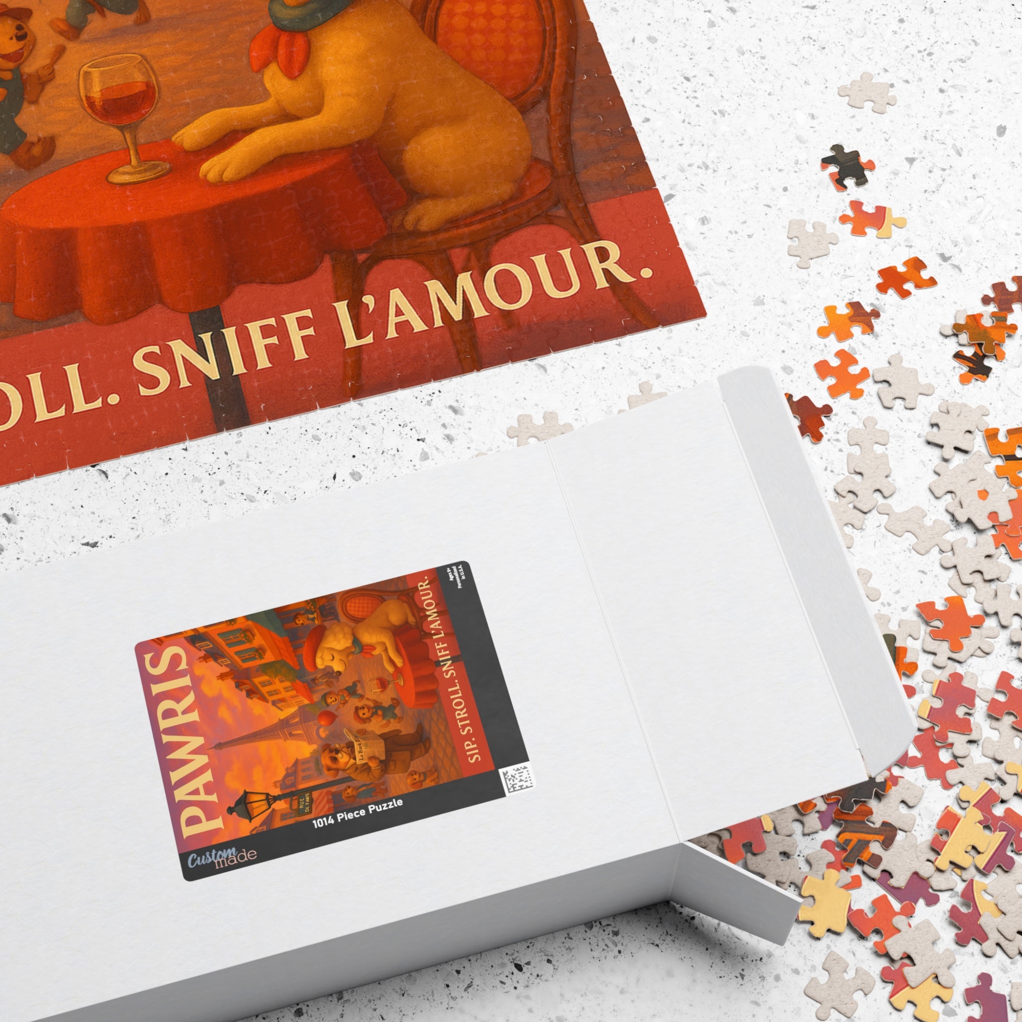 Pawris Vintage Travel Poster Puzzle